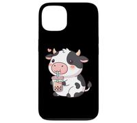 Cute Cow Bubble Tea Kawaii Anime Cows Lover Girls Case for iPhone 13