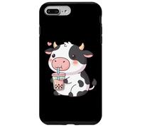 Cute Cow Bubble Tea Kawaii Anime Cows Lover Girls Case for iPhone 7 Plus/8 Plus