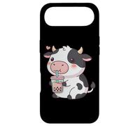 Cute Cow Bubble Tea Kawaii Anime Cows Lover Girls Case for iPhone Air