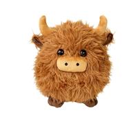 Cute Cow Plush - 20cm Soft Huggable Toy, FLUFFA Animal Doll, coze Sleep Buddy | Versatile Stuffed Plush Figure for Children Teens Boys Girls Collectors Room Bed Couch Car Sofa Desk Home Display