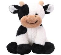 Cute Cow Plush Toy, Sitting Black White Spotted Stuffed Animal, Home Decor