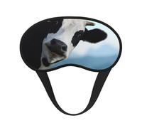 Cute Cow Print Adjustable Eye Cover for Sleeping, Comfortable, Pressure-Free and Breathable Sleeping Masks