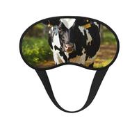 Cute Cow Print Adjustable Eye Cover for Sleeping, Comfortable, Pressure-Free and Breathable Sleeping Masks