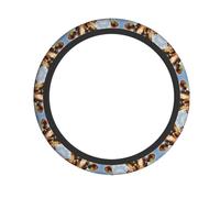 Cute Cow -Print Best Non-Slip Steering Wheel Cover - Universal Fit For Cars, Suvs & Trucks - Thermal Protection Neoprene Grip
