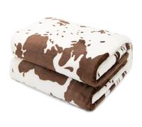 Cute Cow Print Blanket for Kids Cozy Soft Lightweight Cow Throw Blanket Warm Fleece Fuzzy Plush All Season Sofa Bed Travel Couch Cow Blankets Gifts for Baby Toddler Pet 40"x50"
