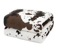 Cute Cow Print Blanket for Kids Cozy Soft Lightweight Cow Throw Blanket Warm Fleece Fuzzy Plush All Season Sofa Bed Travel Couch Cow Blankets Gifts for Baby Toddler Pet 40"x50"