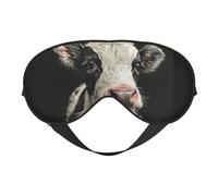 Cute Cow Print Functionality Outdoor Travel Eye Mask Breathable Camping Meditation Yoga Friendly