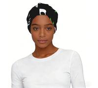 cute cow Print Retro Turban Hat for Women Stretch Printed Headscarf Pull On Travel Ready Alternative Gift