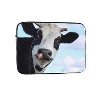 Cute Cow Printed Laptop Sleeve For 12 Inch Laptop, Shockproof Oxford Fabric Laptop Protective Case Laptop Bag