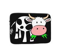 Cute Cow Printed Laptop Sleeve For 15 Inch Laptop, Shockproof Oxford Fabric Laptop Protective Case Laptop Bag
