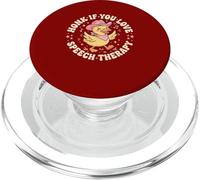 Cute Cowboy Duck Speech Therapy Honk If You Love Speech PopSockets PopGrip for MagSafe