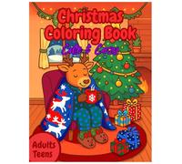 Cute & Cozy Christmas Coloring Book For Adults And Teens: Cozy Holidays Coloring Book Featuring Bold And Easy Comfy Pages | Simple Christmas Illustrations For Festive Fun And Adults Relaxation