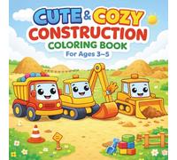 Cute & Cozy Construction Coloring Book: Fun and Easy Coloring Pages for Toddlers and Preschoolers | For Ages 3-5 (Cute and Cozy Coloring Book Series)