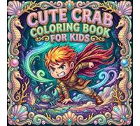 Cute Crab Coloring Book for Kids: Chibi Sea Life Coloring Pages with Happy Ocean Friends, Cute Crabs, and Toddler Activities for Boys, Girls, and Kids Ages 4-8