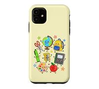 Cute Crayon Apple Pencil Teacher Kid Back to School Supplies Case for iPhone 11