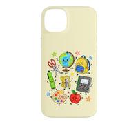 Cute Crayon Apple Pencil Teacher Kid Back to School Supplies Case for iPhone 14 Plus