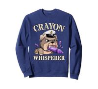 Cute CRAYON WHISPERER Armed Forces Jarhead Family Military Sweatshirt
