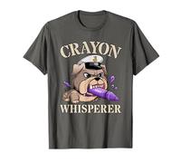 Cute Crayon Whisperer Armed Forces Jarhead Family Military T-Shirt