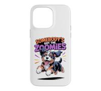 Cute Crazy Fast Cross Sprinting Cartoon Bernedoodle Doodle Case for iPhone 14 Pro Max