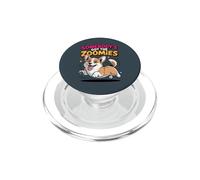 Cute Crazy Fast Sprinting Cartoon Dog Pembroke Welsh Corgi PopSockets PopGrip for MagSafe