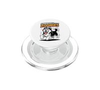 Cute Crazy Fast Sprinting Dog Cartoon Winter Siberian Husky PopSockets PopGrip for MagSafe