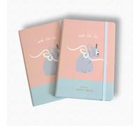 Cute CREATIONS A5 Notebook Hardcover, Journal lined for Writing, Working, Study, Planning, Diary, Journaling, Gift with Cute Dog Design (2, French Bulldog)