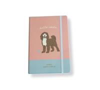 Cute CREATIONS A5 Notebook Hardcover, Journal lined for Writing, Working, Study, Planning, Diary, Journaling, Gift with Cute Dog Design (1, Cockapoo)