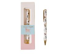 Cute Creations Labrador Dog Pen - Premium Black Writing Pen in Gift Box with Adorable Labrador Design, Gold Accents | Perfect for Dog Lovers, Gifts, Gifts for Her and Him