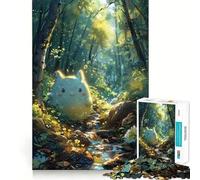 Cute Creature in Forest Jigsaw for Teenagers1000 Pieces Focus Skill Smooth Cut Fun Hobby (50x75cm)