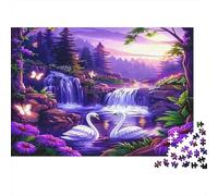 Cute Creatures Jigsaw Puzzle Whimsical Animals 1000 Pieces Recycled Paper Adults Jigsaws Impossible Difficult Challenge Decompression Home Fun Gift 70x50cm/1000pcs