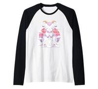 Cute Creepy Goat Bat Skeleton Kawaii Goth Raglan Baseball Tee