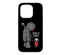Cute Creepy Sad Does It Hurt Voodoo Doll Goth Girl Humor Case for iPhone 15 Pro