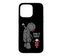 Cute Creepy Sad Does It Hurt Voodoo Doll Goth Girl Humor Case for iPhone 15 Pro Max