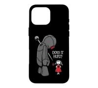 Cute Creepy Sad Does It Hurt Voodoo Doll Goth Girl Humor Case for iPhone 16 Pro Max