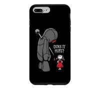 Cute Creepy Sad Does It Hurt Voodoo Doll Goth Girl Humor Case for iPhone 7 Plus/8 Plus