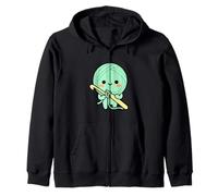 Cute Crochet Amigurumi Yarn Friend Design Zip Hoodie