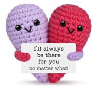 Cute Crochet Love Gifts,Funny Small Handmade Knitted Stuff Decor,Emotional Support Positive Crochet Love Gift for Mothers Day,Graduation,Inspirational Birthday Gifts for Women Best Friends Teen Girls