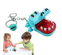 Cute Crocodile Keyring Boys Keyring Bite Finger Crocodile Toy