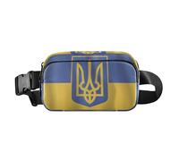 Cute Crossbody Bag Waist Packs for Women Men Teens Water Resistant Belt Bag Travel Wallet with Adjustable Strap for Workout Running Hiking National Flag Ukraine Ukrainian Symbol