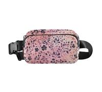 Cute Crossbody Bag Waist Packs Men Women Cute Spring Flowers Rustic Waterproof Crossbody Passport Bag with Adjustable Strap for Cycling Hiking Gym, cute spring Flowers rustic338, 8" x 5.3" x 2.3", Art
