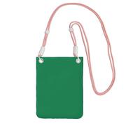 Cute Crossbody Cell Purse for Women, Lightweight Shoulder Bag/Black Flag of Nigeria Print Mobile Phone Bag, for Commuting, Pink, One Size