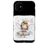 Cute Crowned Fairy with a Joyful Smile for Fantasy Lovers Case for iPhone 11