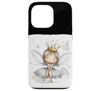 Cute Crowned Fairy with a Joyful Smile for Fantasy Lovers Case for iPhone 13 Pro