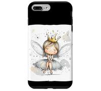 Cute Crowned Fairy with a Joyful Smile for Fantasy Lovers Case for iPhone 7 Plus/8 Plus