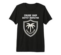 Cute Cruise Buffet Inspector Beaching Vacation Trip Salty Premium T-Shirt