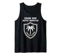 Cute Cruise Buffet Inspector Surfing Vacation Trip Salty Tank Top