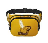 Cute Crying Chainsaw Print Bag Waist Fanny Pack - Keeper Large Fashion Bumbag for Women Men,Adjustable Waist Bag Running Walking Outdoor