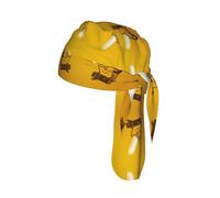 Cute Crying Chainsaw Print Helmet Cap Quick Dry Cycling Skull Wrap Breathable Polyester Adjustable Adult Summer Beanie