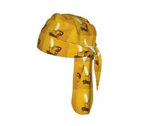 Cute Crying Chainsaw Print Helmet Cap Quick Dry Cycling Skull Wrap Breathable Polyester Adjustable Adult Summer Beanie