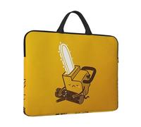 Cute Crying Chainsaw Print Protective 14 Inch Laptop Case,Laptop Sleeve With Handle Compatible,Carrying Computer Bag
